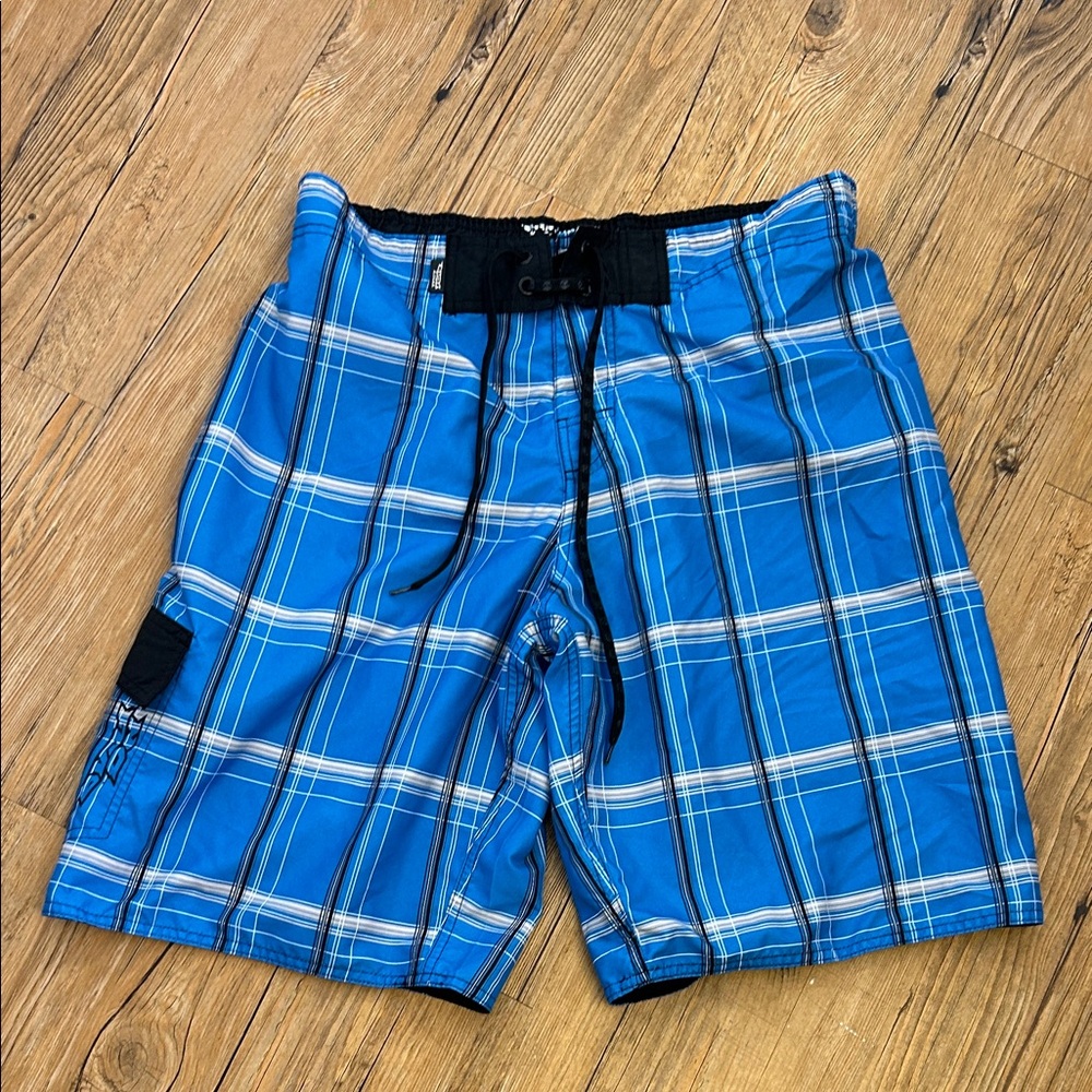 No Fear Men’s Swim Shorts Blue Size Large
